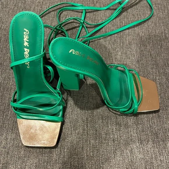 ASOS Shoes Asos Green Heels Size Poshmark